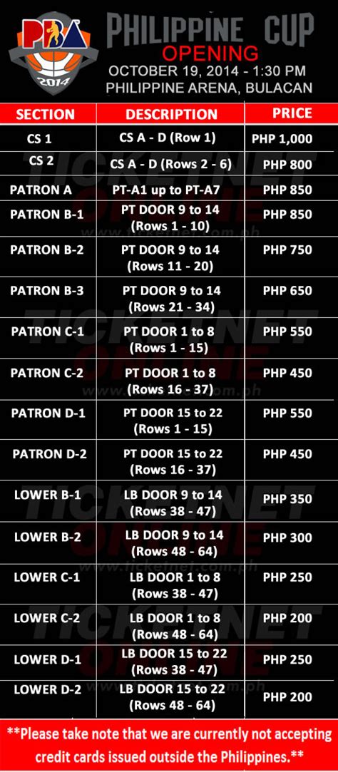 pba ticket price|pba concerts.